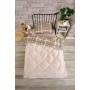 ETE HOMETEX TEK KİŞİLİK LÜX WELSOFT YORGAN SETİ SAFİR BEJ 155X215CM 8696474231849